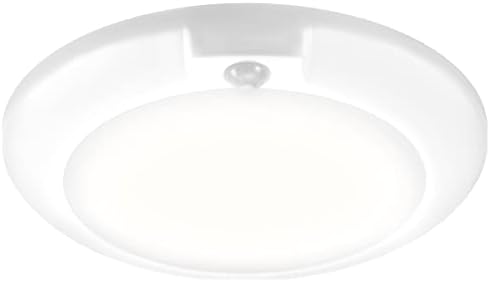 Maxxima 6" Round Motion Sensor LED Ceiling Mount Light, 700 Lumens, 5000K (Pack of 2)