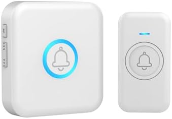 Wireless Doorbell 1000ft Range, Loud Waterproof Door Bell with 60 Melodies