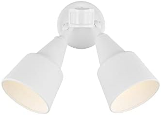 Generation Lighting 2-Light Motion Sensor Flood Light in White