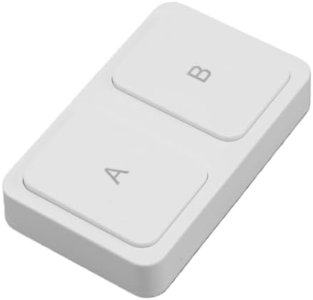 Jiawu Wireless Smart Scene Switch for Smart Home Automation Compact Design 2 Way Control Switch for Tuya Hub Durable Material