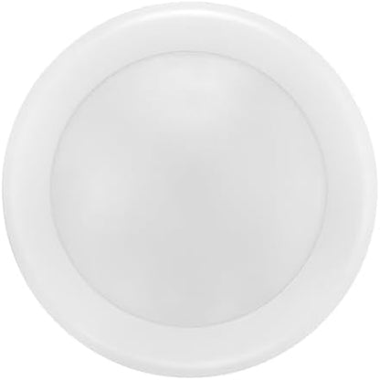 Maxxima 7.5 in. LED Flush Mount Ceiling Light Fixture, 1200 Lumens, 5 CCT 2700K/3000K/3500K/4000K/5000K, Round Disk Light, Dimmable, Recessed Can or J-Box Install (Pack of 5)
