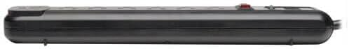 Tripp Lite 7 Outlet (6 Right Angle 1 Transformer) Surge Protector Power Strip, 6ft Cord, Tel/Modem, & $50K Insurance (TLP76RBTEL), Black