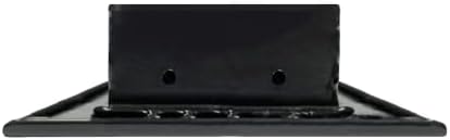 BUILDMART - 20x4 Modern AC Vent Cover - Decorative Black Air Vent - Standard Linear Slot Diffuser - Register Grille for Ceiling, Walls & Floors - Texas Buildmart