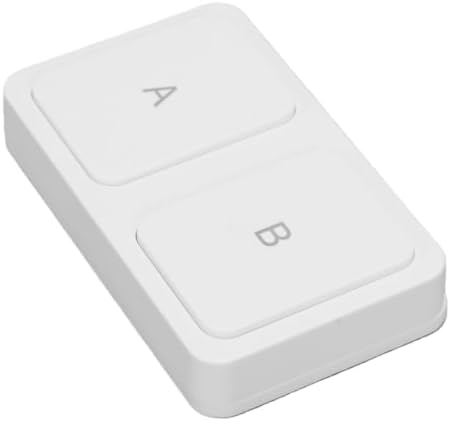 Jiawu Wireless Smart Scene Switch for Smart Home Automation Compact Design 2 Way Control Switch for Tuya Hub Durable Material