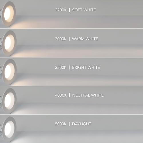 Maxxima 5 in. & 6 in. Retrofit Recessed LED Downlight, 1300 Lumens, 5 CCT