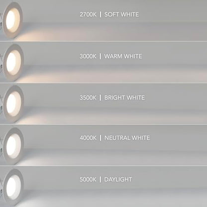 Maxxima 5 in. & 6 in. Retrofit Recessed LED Downlight, 1300 Lumens, 5 CCT