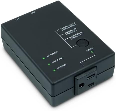 ezOutlet5 - Internet Enabled IP & WiFi Remote Power Switch with Auto Reboot