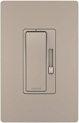 Legrand Radiant 450W LED Dimmer Light Switch 3-Way with Wall Plate Nickel