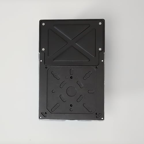 CINOTON 26W LED Wall Pack Light with Dusk to Dawn Sensor, 3CCT Black 2Pack