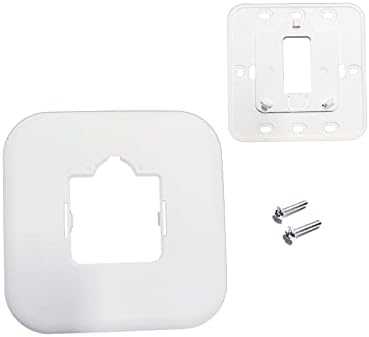 THP2400A1080 Large Cover Plate & Electrical Box Adaptor for T-Series Thermostats, White (1)