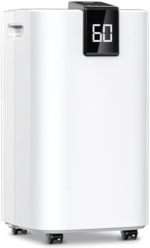 Trazico 4000 sq.ft Dehumidifier for Basement, with Drain Hose, 45 Pint/D