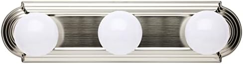 Nuvo Lighting 60/300 Transitional Three Light Vanity in Pwt, Nckl, B/S, Slvr. finish