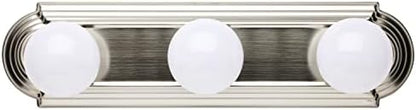 Nuvo Lighting 60/300 Transitional Three Light Vanity in Pwt, Nckl, B/S, Slvr. finish