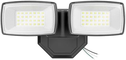 Onforu 3200LM Flood Lights Outdoor, 32W 6500K LED Security Light Switch Controlled, IP66 Waterproof Outdoor Lights, Wall Mount Exterior Flood Light with 2 Adjustable Heads Floodlights Outside