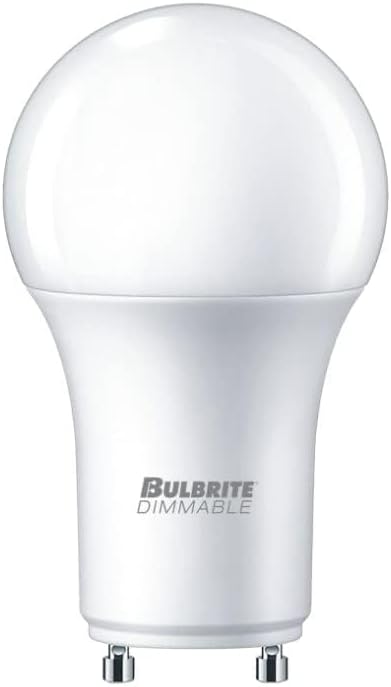 Bulbrie 774242 A-Type Supports Title 24 Part 6 JA8, CCT 3000K, 9 Watts, Bulb Type A19, 120 Volts, 800 Lumens, CRI 90, Soft White Light with A GU24 Base