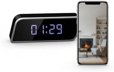 Clock Camera Multi-Functional 4K UHD Cameras with Night Vision