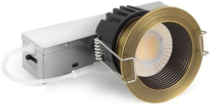 Adetu 1 Pack 2 Inch 5CCT Bronze Anti-Glare LED Recessed Ceiling Light