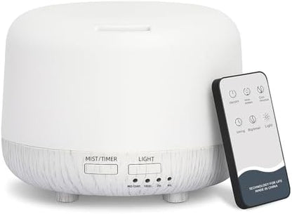 SPLITSKY 300ml Essential Oil Diffuser with Remote, 2 Mist Modes, 2 Timers