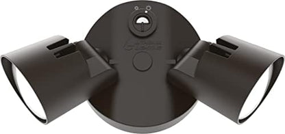 Lithonia Lighting HomeGuard 2-Light LED Outdoor Flood Lights, Dusk to Dawn