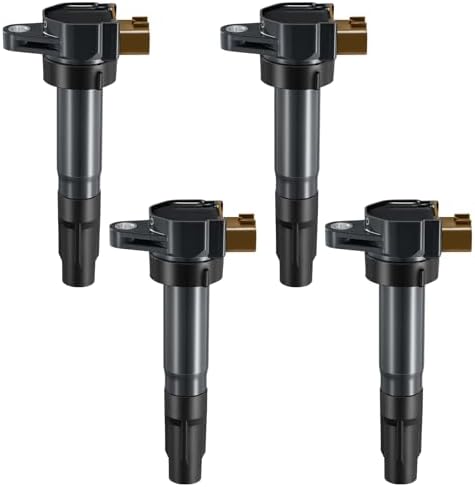BDFHYK Ignition Coil Pack UF634 Compatible with Suzuki Swift 2013-2016 Grand Vitara 2009-2013 Kizashi SX4 2010-2013 SX4 Crossover 2012 1.2L 1.6L 2.0L 2.4L Suzuki Oem Coil Pack Coil for C1732 Set of 4
