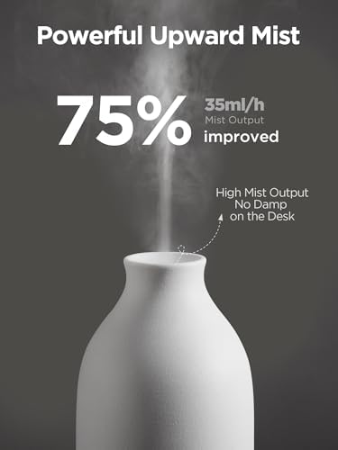 InnoGear 150ml Ceramic Essential Oil Diffuser, Diffusers for Home, Yellow