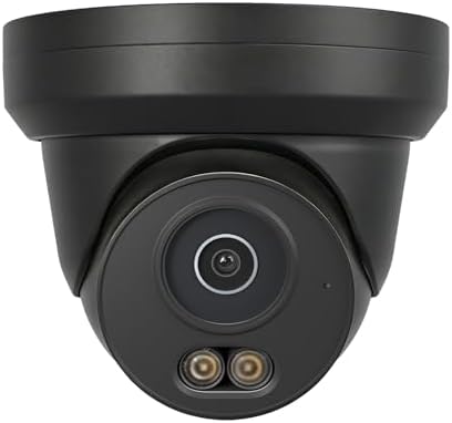 UNILOOK 4MP PoE IP Camera, Wired Turret Security IP Camera Outdoor