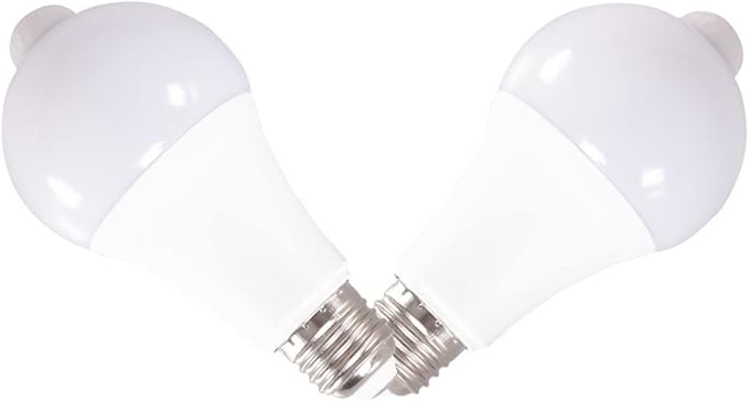 Wide Voltage Lights 10PCS AC85-220V 9W 12W15W LED PIR Motion Sensor Light Bulb E27 Smart Bulb Detector Sensor Lamp for Home Porch Yard Garage Lighting Household Bulbs