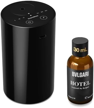 ANZ Waterless Essential Oil Diffuser Starter Kit, Black