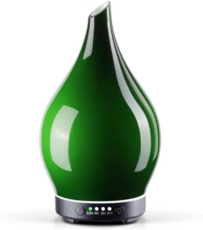 Porseme Essential Oil Diffuser 150ml Handmade Glass Diffuser 6H Runtime