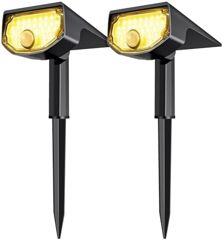 AloftSun Solar Motion Sensor Outdoor Lights,Solar Lights Outdoor Waterproof