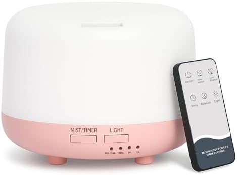 SPLITSKY 300ml Essential Oil Diffuser with Remote and Quiet Operation