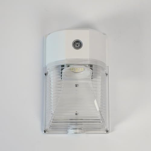 CINOTON 26W LED Wall Pack Light with Dusk to Dawn Sensor 5000k White 2 Pack