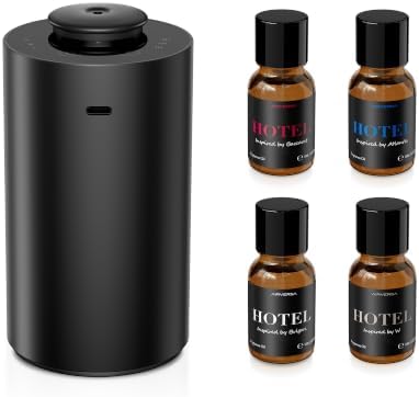 Airversa ANX Waterless Essential Oil Diffuser Starter Kit, Black