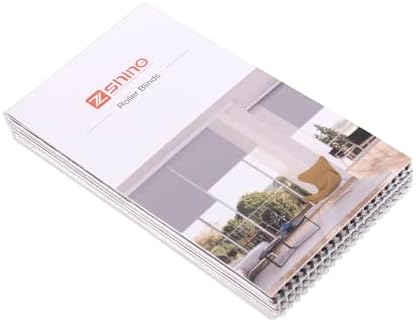 ZSHINE Motorized Blackout Roller Shades Remote Control Rechargeable(Swatch)