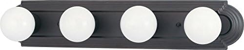 Nuvo 60/1285, 4-Light Vanity Strip, Mahogany Bronze, 24-Inch, Wall Fixture