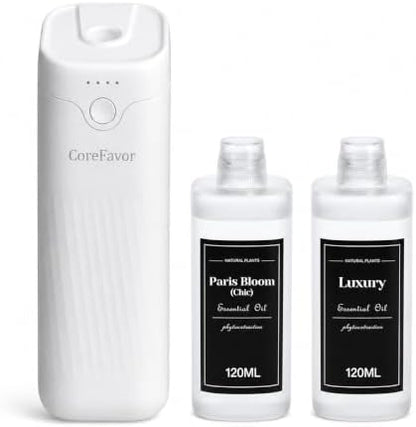 Ultrasonic Aroma Diffuser (M60) with 2x120ml Essential Oil