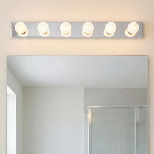 Kichler 6-Light Bathroom Vanity Light, Chrome