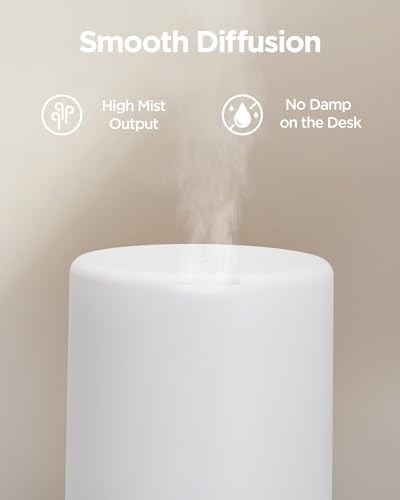 InnoGear 300ml Essential Oil Diffuser for Home Scent Humidifier, Brown