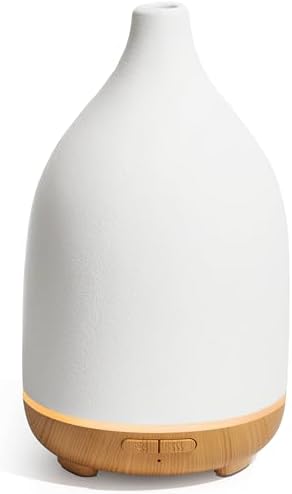 InnoGear 150ml Ceramic Essential Oil Diffuser, Diffusers for Home, Yellow
