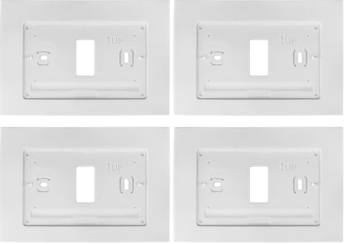 F61-2663 Wall Plate for Sensi Wi-Fi Programmable Thermostat, White Smart Thermostat Wall Plate Cover - 2 Pcs (Pack of 2)