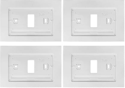 F61-2663 Wall Plate for Sensi Wi-Fi Programmable Thermostat, White Smart Thermostat Wall Plate Cover - 2 Pcs (Pack of 2)