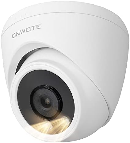 ONWOTE 6MP PoE IP Security Camera, Smart Color Night, Capture Video Audio