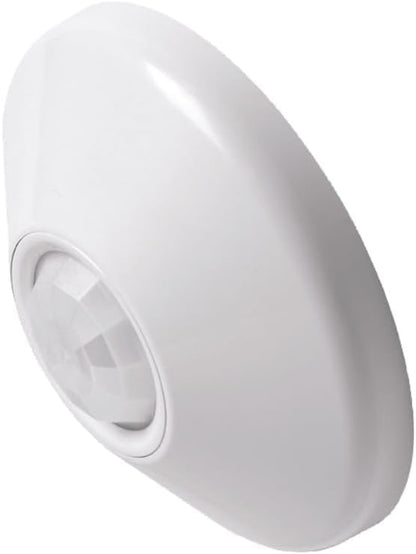 SensorSwitch Ceiling Motion Sensor, PDT Passive Dual Technology Passive Infrared PIR and Microphonics Occupancy Sensor, 360° Large Motion Detection, Indoor Use, Line Voltage, Extended Range