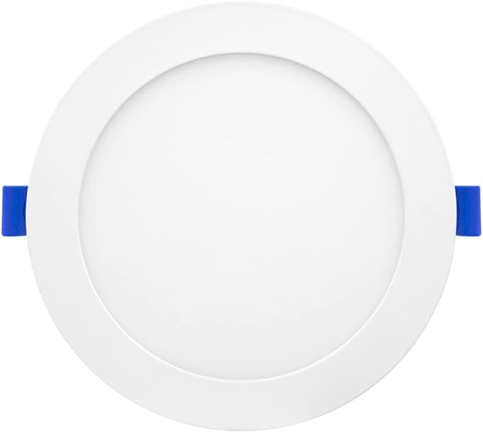 Maxxima 6 in. 5 CCT Ultra-Thin Recessed LED Downlight 1050 Lumens, Color Selectable 2700K-5000K (2700K/3000K/3500K/4000K/5000K), Canless, IC Rated, Slim, Dimmable, Junction Box Included