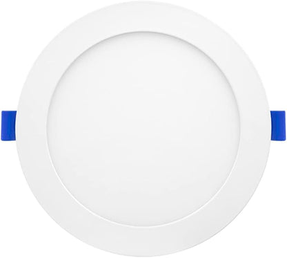 Maxxima 6 in. 5 CCT Ultra-Thin Recessed LED Downlight 1050 Lumens, Color Selectable 2700K-5000K (2700K/3000K/3500K/4000K/5000K), Canless, IC Rated, Slim, Dimmable, Junction Box Included