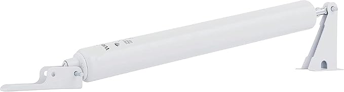 Wright Products Standard Duty Pneumatic Screen & Storm Door Closer – Adjustable Closing Speed, Quiet Operation, Easy Installation (Transitional, White)