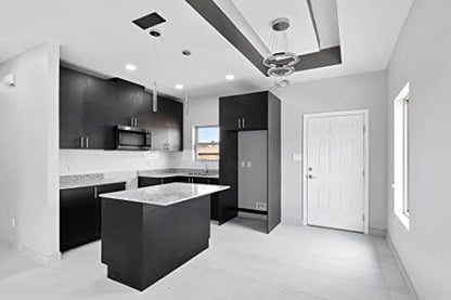 BUILDMART - 20x4 Modern AC Vent Cover - Decorative Black Air Vent - Standard Linear Slot Diffuser - Register Grille for Ceiling, Walls & Floors - Texas Buildmart