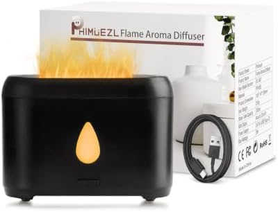 Flame Diffuser for Essential Oils, 200ml Small Oil Diffuser