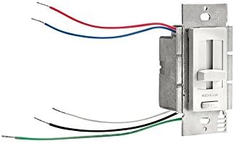 Kichler 60W LED Driver and Dimmer Power Supply in White, 24V Low Voltage Lighting Transformer, 6DD24V060WH, (2" W x 4" H x 2" L)