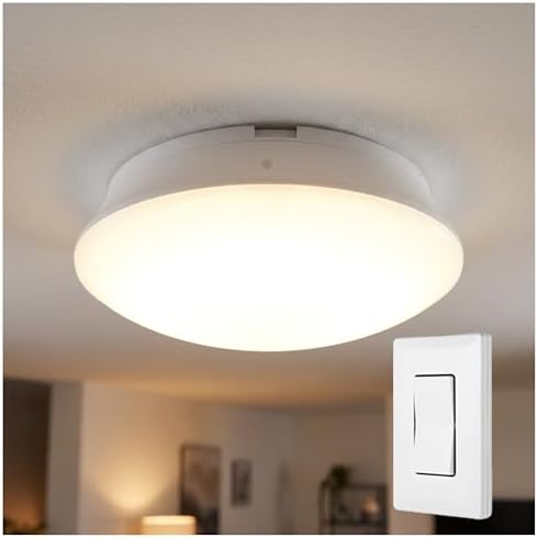 Energizer Battery Operated Ceiling Light with Wireless Wall Switch
